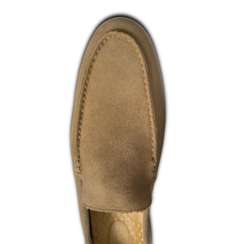 Camel Suede Loafer