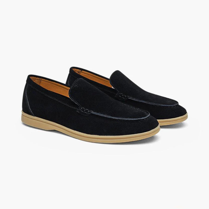 Black Suede Loafer