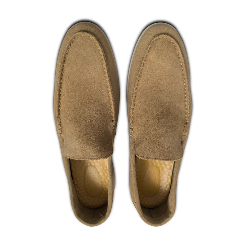 Camel Suede Loafer