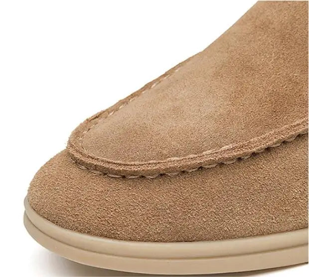 Camel Suede Loafer