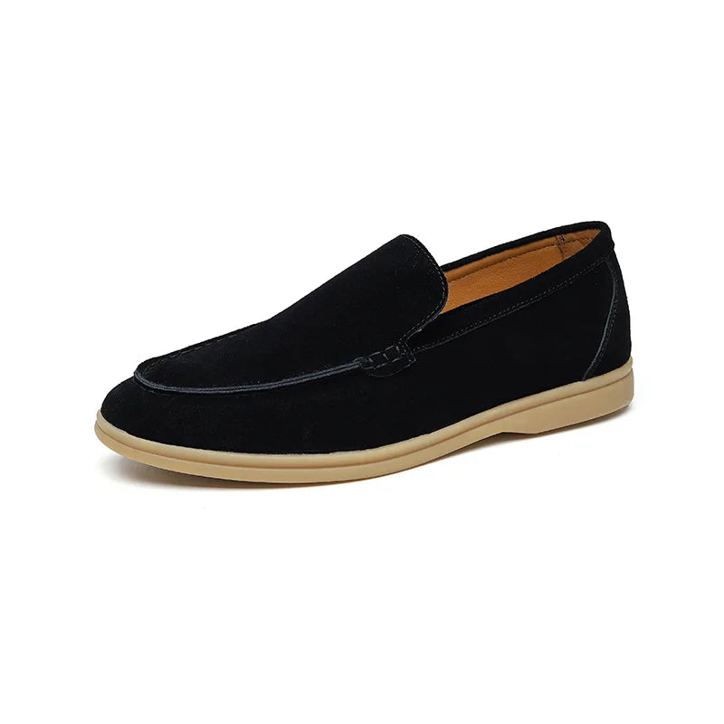 Black Suede Loafer