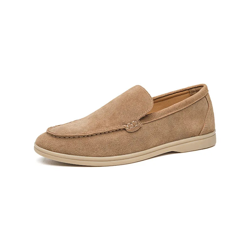 Camel Suede Loafer