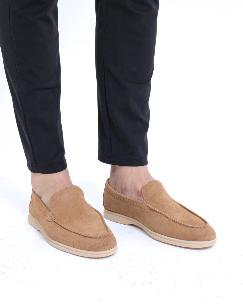 Camel Suede Loafer